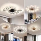 Arisha Fireworks Flush-Mount Ceiling Light Living Room - image 9