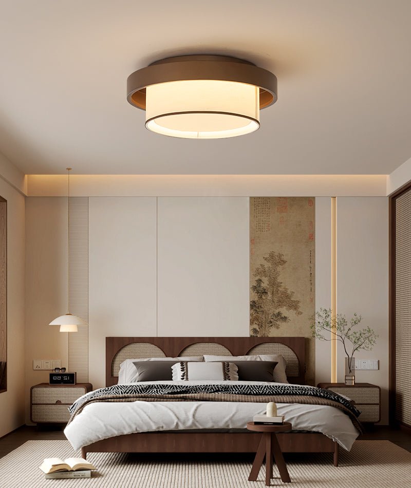 Auralyn Contemporary Fabric Ceiling Light