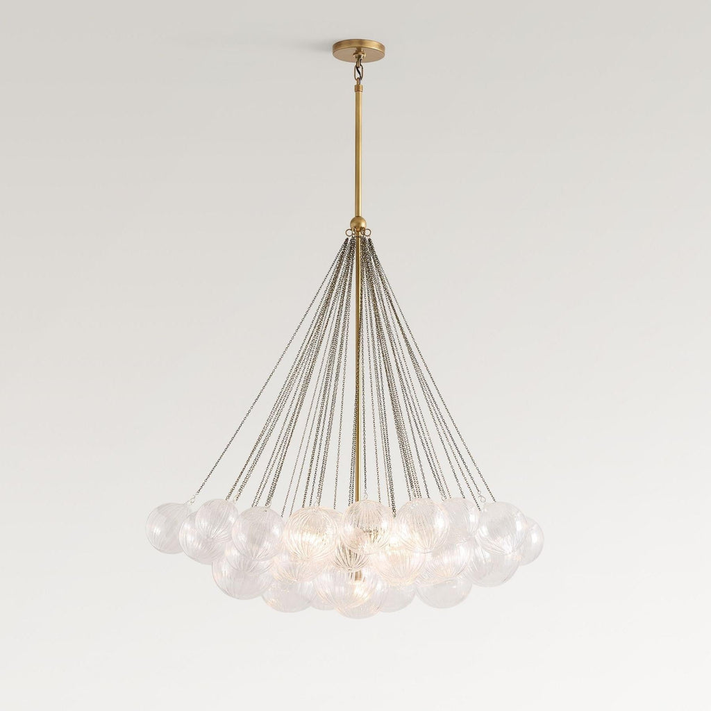 Haze Glass Bubble Chandelier