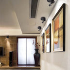 Arisha Modern LED Flush Mount Ceiling Light Black White Living Room Dining Room