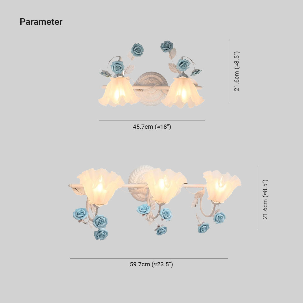 Ray Vintage Flower Wall Mounted Lamps
