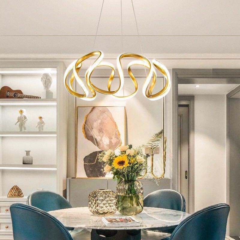 Arisha Modern Irregular Flower /Silicone Pendant Light 3 Colors