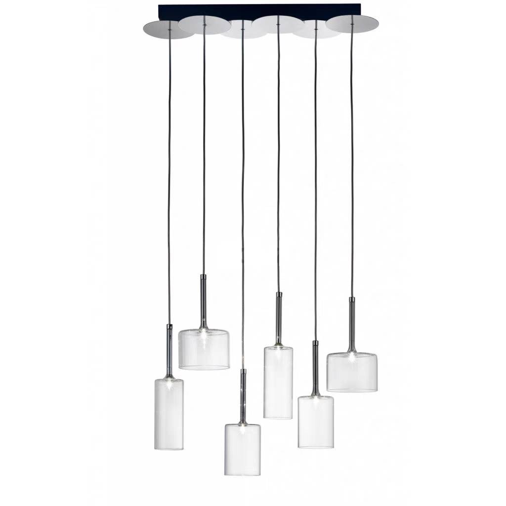 Kristy Modern Geometric Cluster Glass Pendant Light