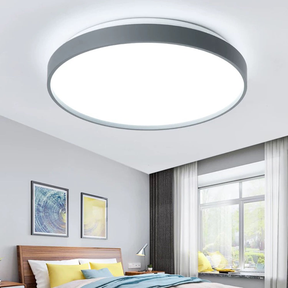 Arisha Minimalist Round Acrylic Flush Mount Ceiling Light