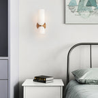 Valentina Modern Bedroom Glass Wall Lamp Sconce - image 9