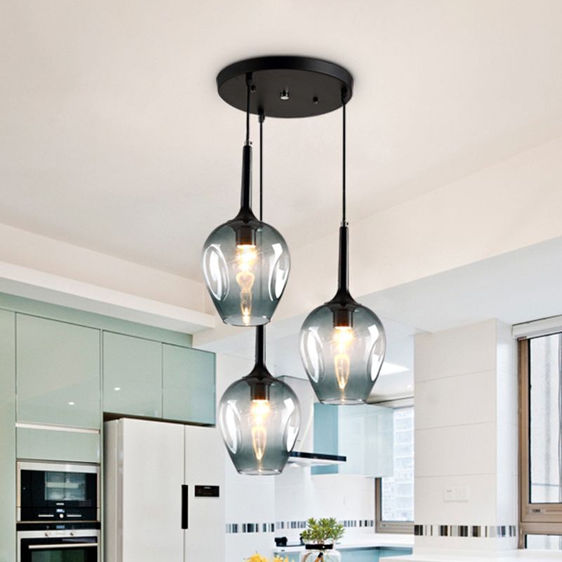 Valentina Nordic Minimalist Cluster Glass Pendant Light