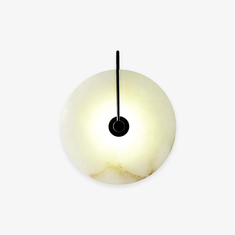 Avi Round Bedside Wall Light  Marble