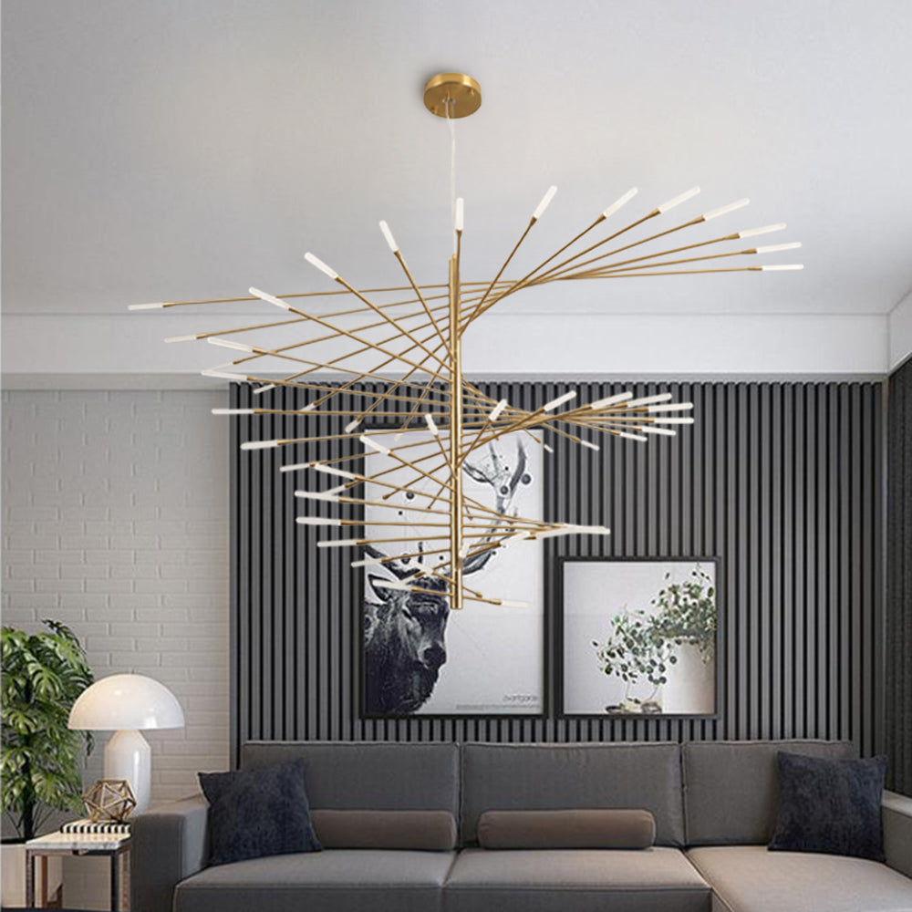 Arisha Modern Chandelier Acrylic Living Room