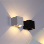 Ray Modern Adjustable Square Outdoor Wall Lamp LED
