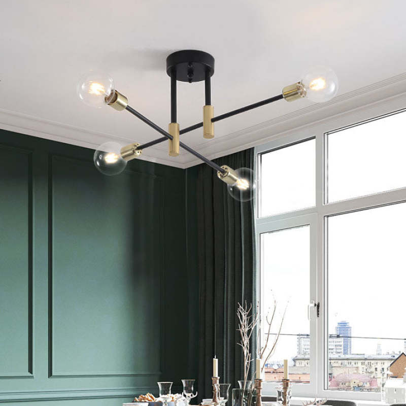 Valentina Retro Satellite Shape Ceiling Light 4/6/8 Head