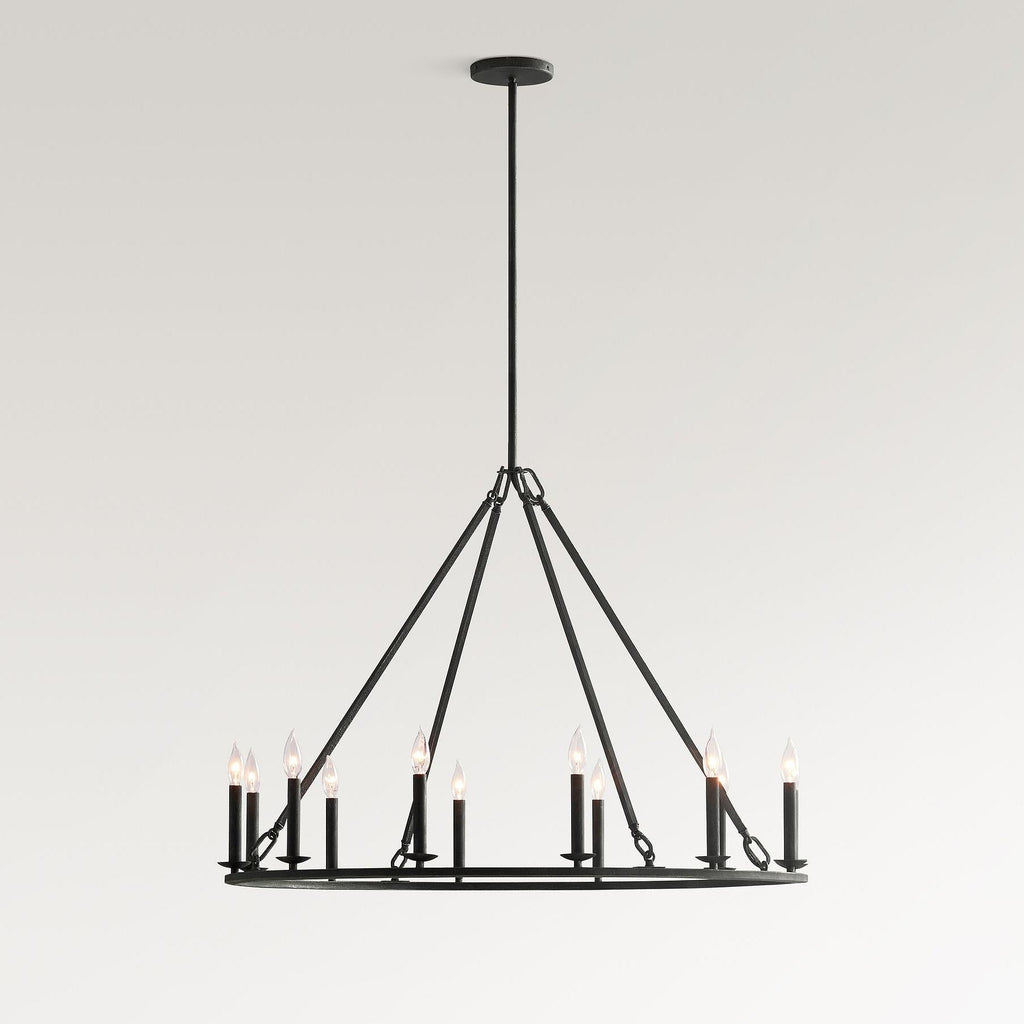 Lodge Chandelier Metal