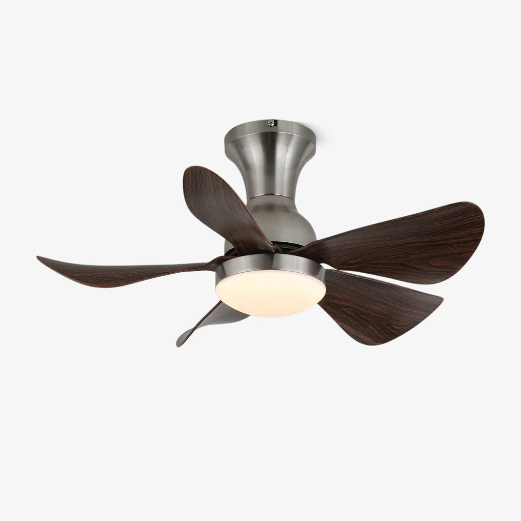 Novaro Modern Wood Ceiling Fan Light