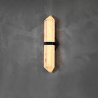 Lustra Wall Light Alabaster Brass for Bedroom