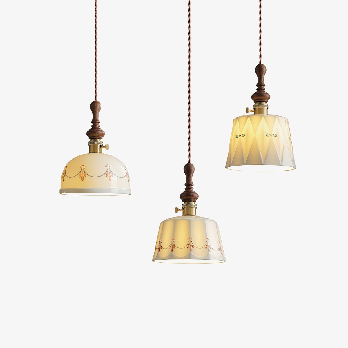 Roselind Vintage Ceramic Pendant Light