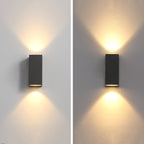 Ray Minimalist Square Outdoor Wall Lamp