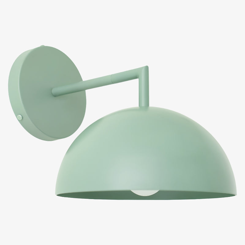 Chroma Minimalist Metal  Dome Sconce
