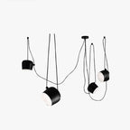 Modern Scandinavian Swag Drum Pendant Light