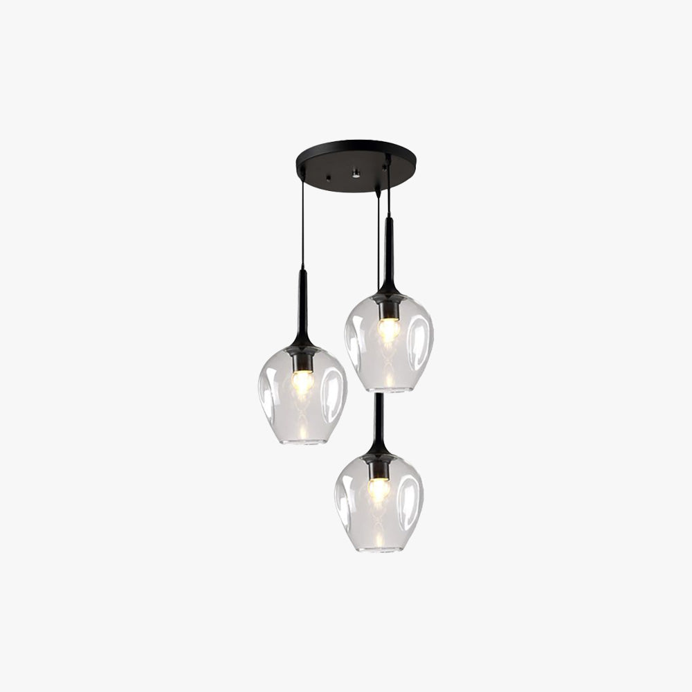 Valentina Nordic Minimalist Cluster Glass Pendant Light