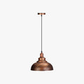 Arisha Pendant Light Dome Industrial Copper