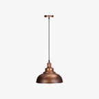 Arisha Pendant Light Dome Industrial Copper