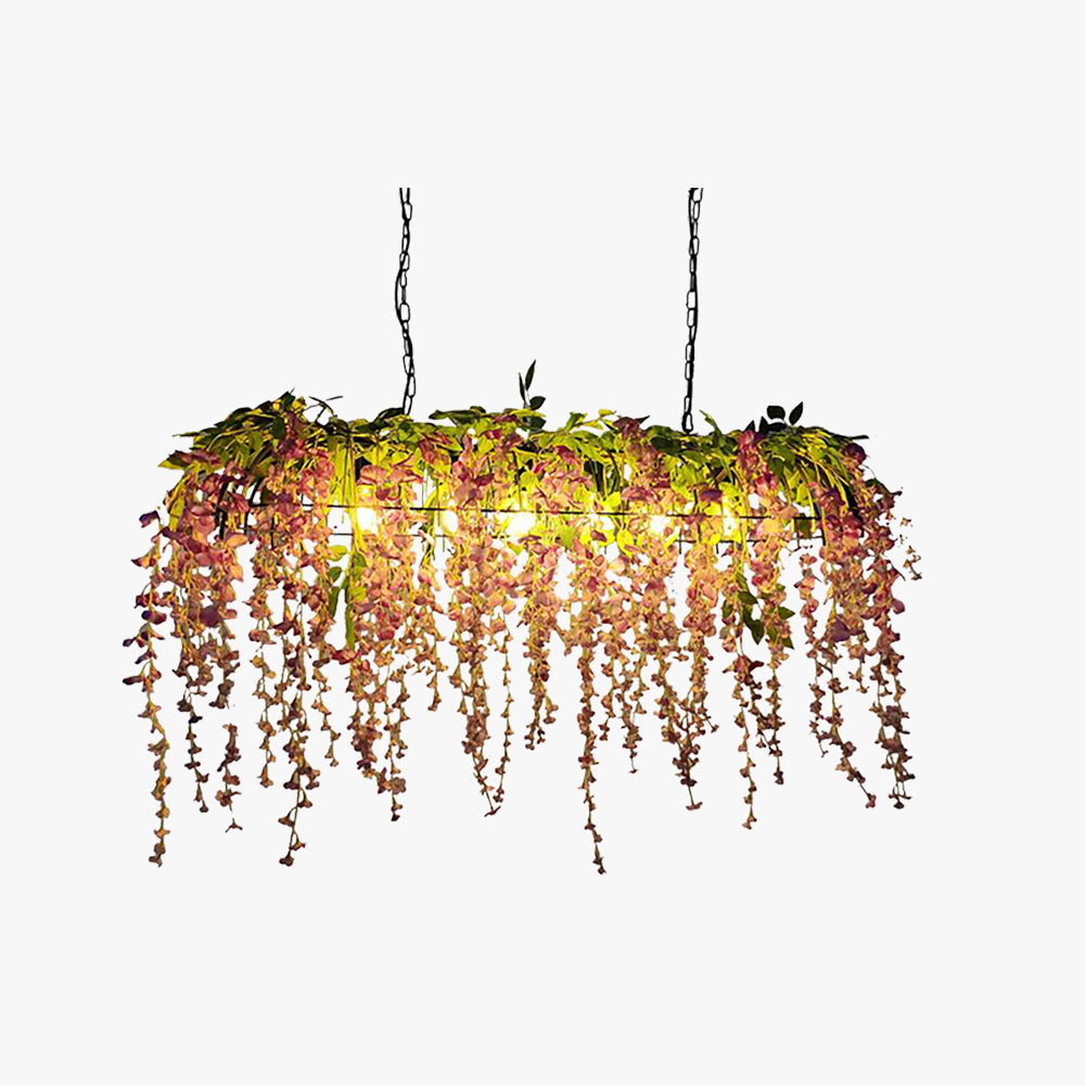 Ritta Decorative Rectangular Flower Pendant Light