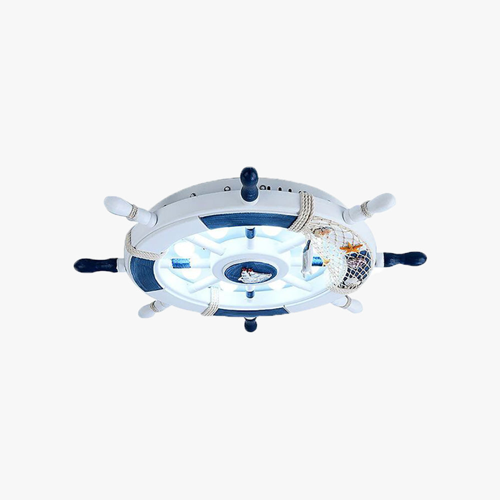 Arisha Modern Rudder Flush Mount Children Ceiling Light Bedroom