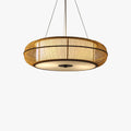 Muto Natural Basket Weave Wood/ Pendant Light
