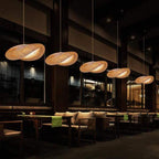 Ritta Modern Pendant Light For Dining Room/Kitchen Island, Bamboo