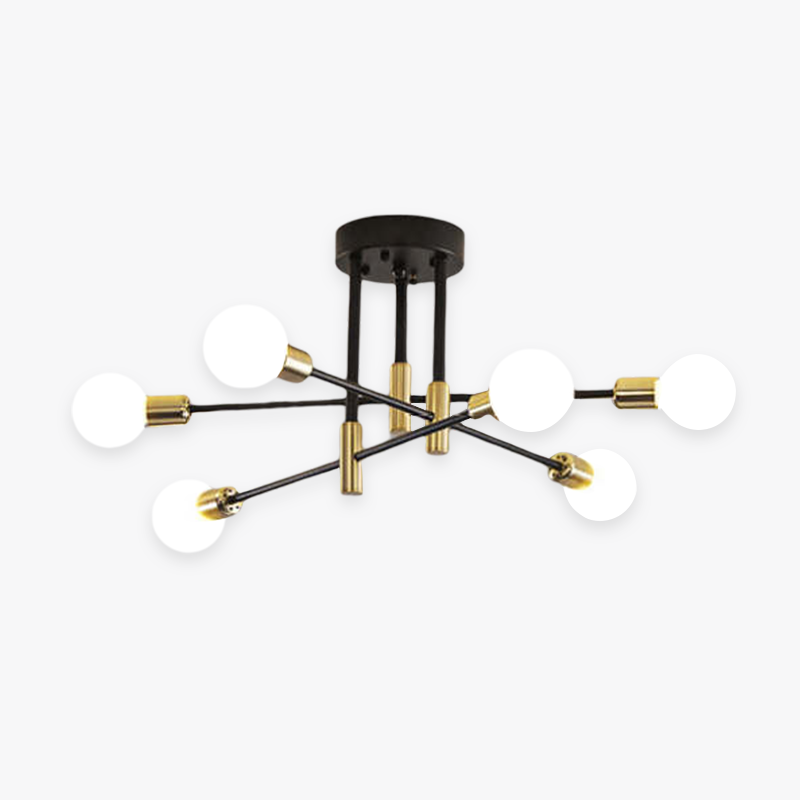 Valentina Retro Satellite Shape Ceiling Light 4/6/8 Head