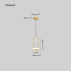 Arisha Modern Minimalist LED Ring Pendant Light