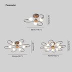 Arisha Elegant Glass Flush Mount Ceiling Light