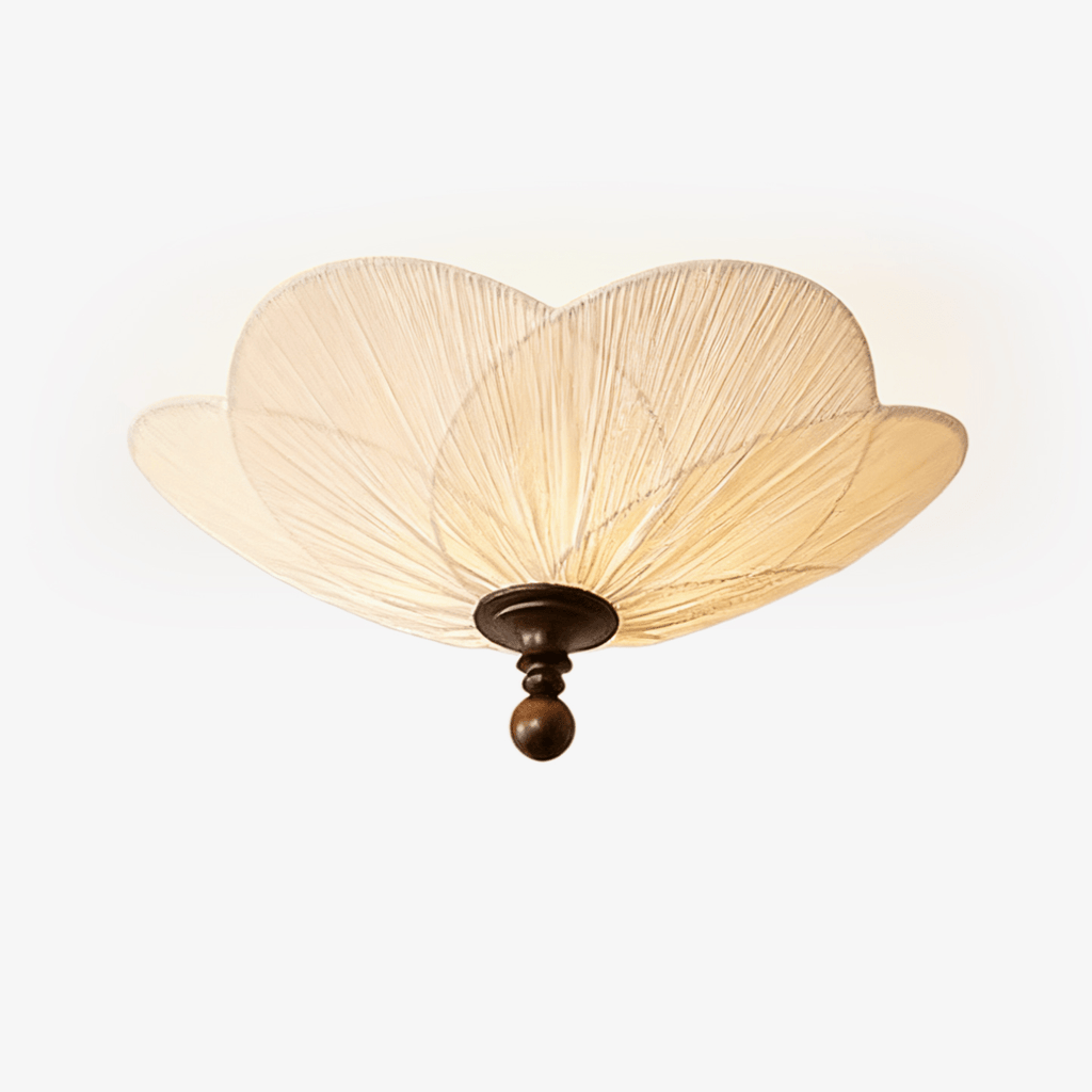 Amara Minimalist Bloom Fabric Ceiling Light
