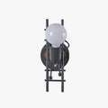 Arisha Industrial Man Wood Wall Light