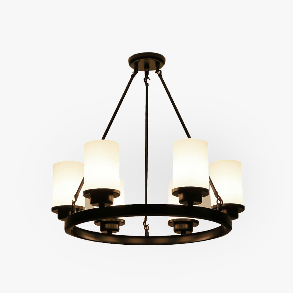 Silva Retro Glass Chandelier for Living Room