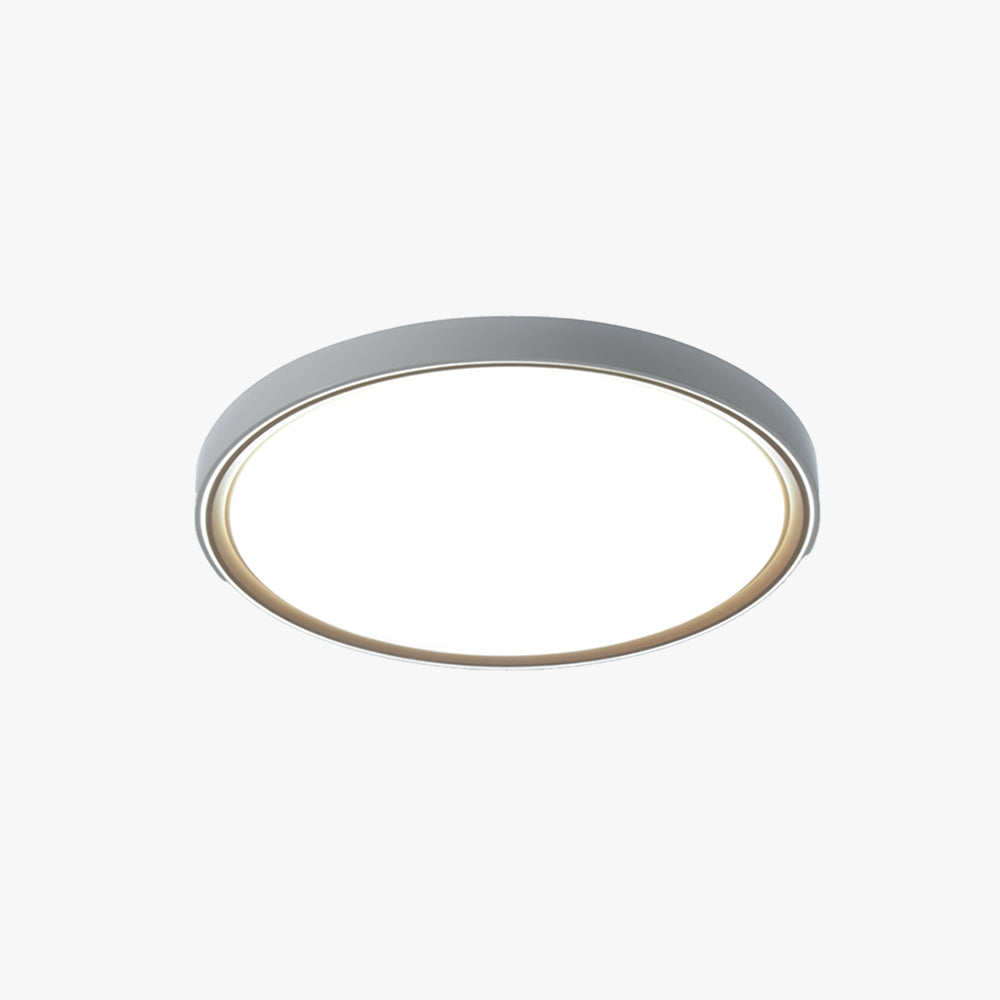 Arisha Minimalist Round Square Acrylic Flush Mount Ceiling Light