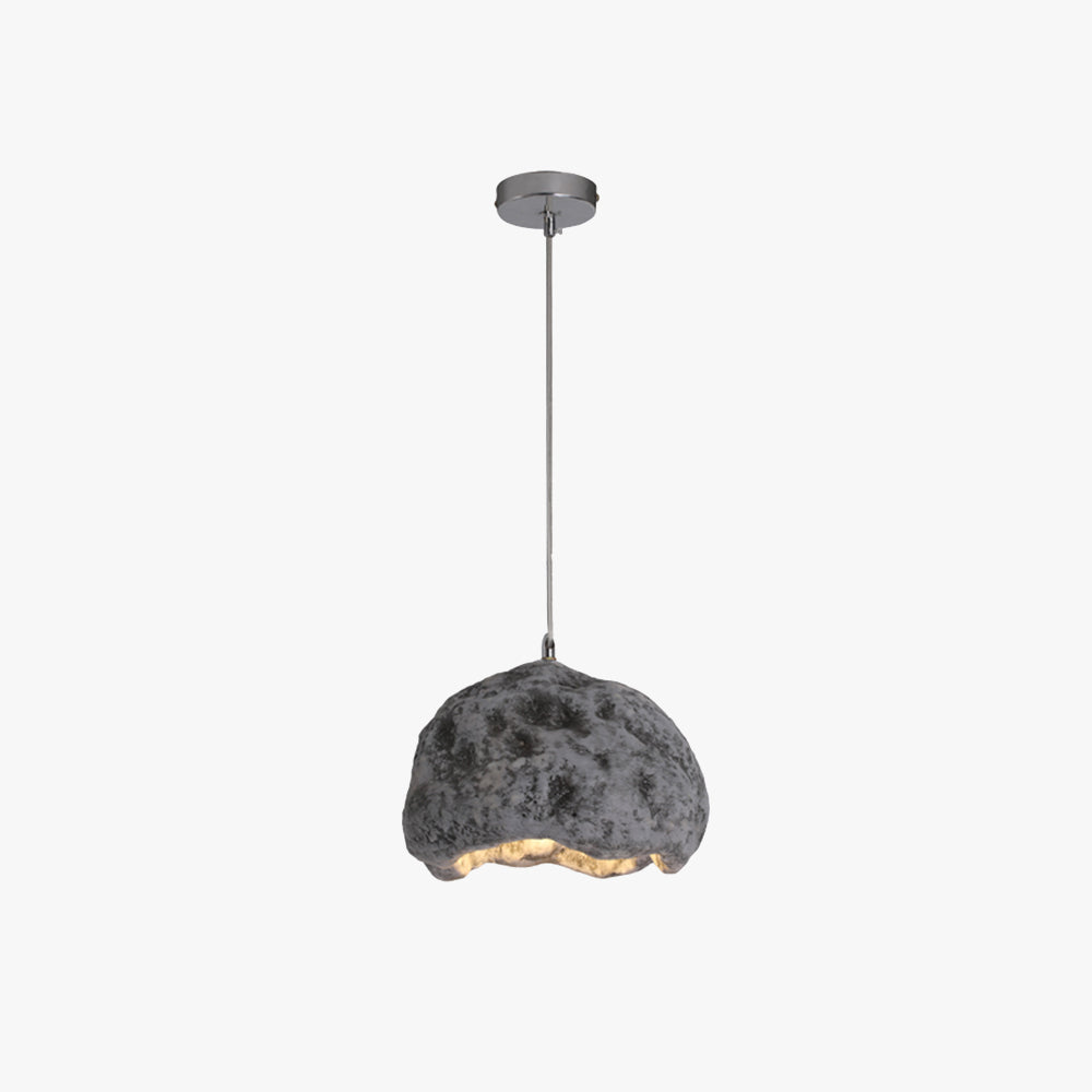 Avi Wabi Sabi Irregular Shape Resin Pendant Light, 3 Color