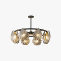 Kristy Modern Annular And Glass Pendant Light