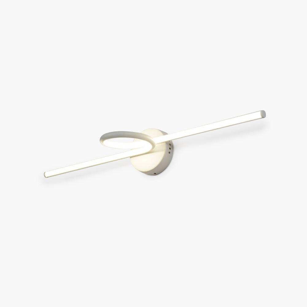 Arisha Foldable curved Vanity Mirror Front Wall Lamp Brass