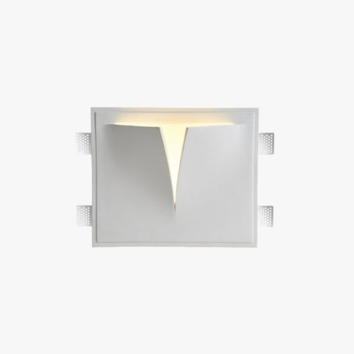 Aria Modern Recessed Plaster LED Wall Lamp - image 1