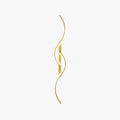 Arisha Modern Linear Wave Bedroom Wall Lamp Living Room