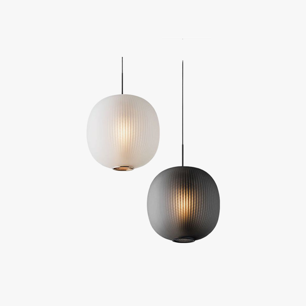 Valentina Frosted Glass Cylinder Pendant Light Sandy Glass