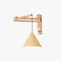 Muto Modern Adjustable Wall Lamp Wood/ 2 Color Bedroom