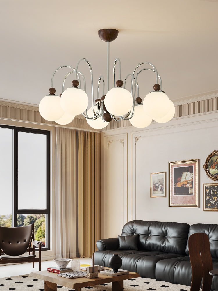 Aurora Modern Glass Chandelier