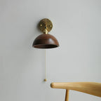 Muto Vintage Pull Chain Switch Wall Lamp Plug-IN /Hardwire