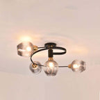 Valentina Flush Mount Ceiling Light Glass Dining Room