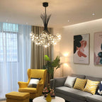 Arisha Modern Art Deco Crystal Sputnik Chandelier