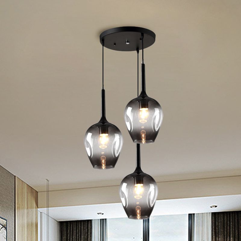 Valentina Nordic Minimalist Cluster Glass Pendant Light