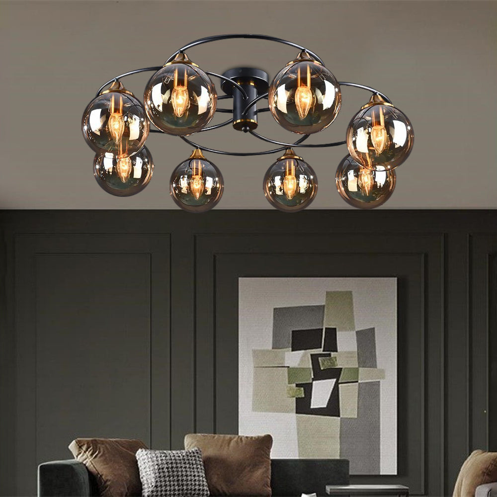 Valentina Nordic Bubble Glass Ceiling Light