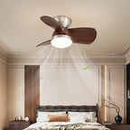 Miroter Modern Metal Frame & Acrylic Shade Ceiling Fan Light