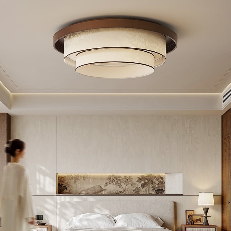 Auralyn Contemporary Fabric Ceiling Light